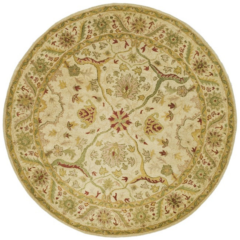 Charlton Home® Dunbar HandTufted Wool Ivory Area Rug & Reviews